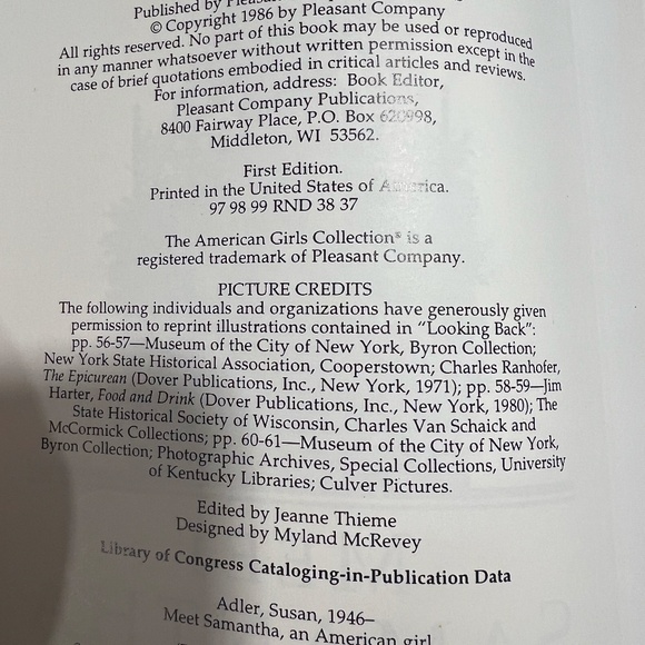 American Girl Doll Vintage 12  Book Bundle with First Edition - Picture 10 of 15